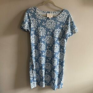 Sail to Sable Blue Hydrangea Dress